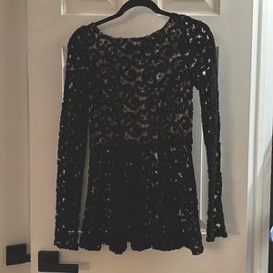 ❗️LAST CHANCE❗️ Catherine Malandrino Lace Peplum Top